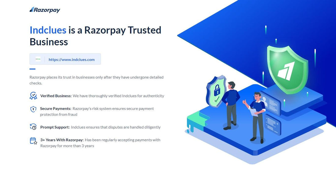 Indclues is a Razorpay Trusted Business - Indclues