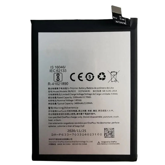 Premium Battery for OnePlus 3T BLP633 - Indclues