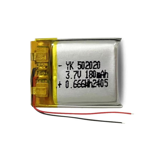 Battery for Bluetooth Headset, Smart Devices & DIY Electronics 502020 / 502020P 3.7V 180mAh Li-Polymer (LiPo) Rechargeable Battery