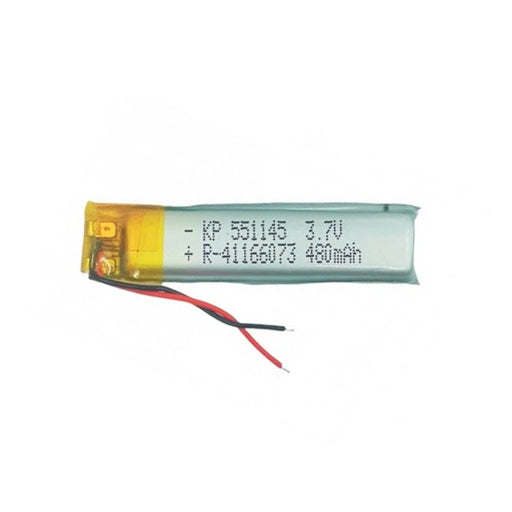 Battery for GPS, Bluetooth Speaker, IoT Devices & DIY Electronics 551145 3.7V 480mAh Li-Polymer (LiPo) Rechargeable Battery (Pack of 2)