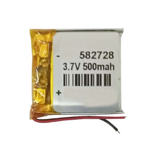 Battery for Bluetooth Speaker, Smart Watch & DIY Electronics 582728 / 582728P 3.7V 500mAh Li-Polymer (LiPo) Rechargeable Battery