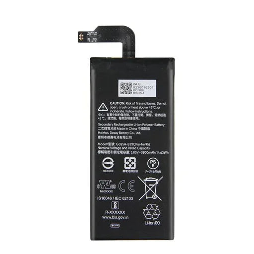 Battery for Google Pixel 5 XL G025A-B - Indclues