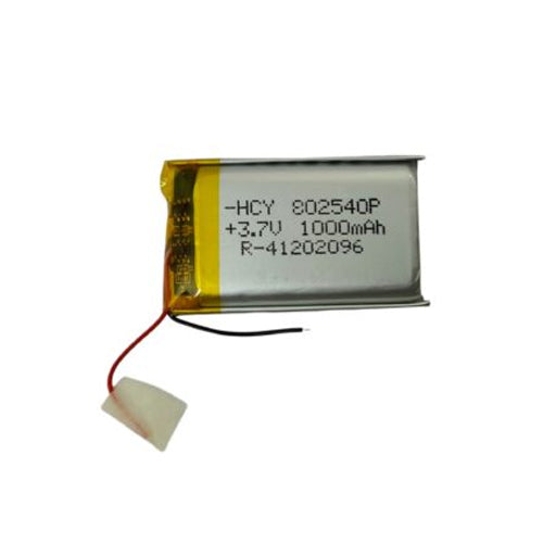Battery for Bluetooth Speaker 802540P 3.7V 1000mAh Li-Polymer (LiPo) Rechargeable Battery