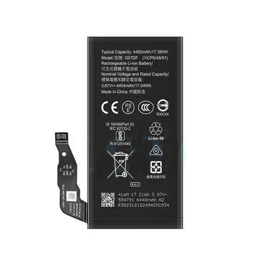 Battery for Google Pixel 8a G07DF - Indclues