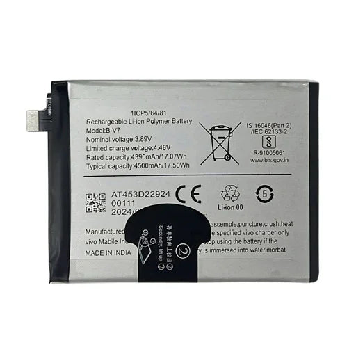 Battery for Vivo V25e (V2201) B-V7 - Indclues