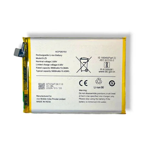 Battery For Vivo Y36 B-Z5 - Indclues