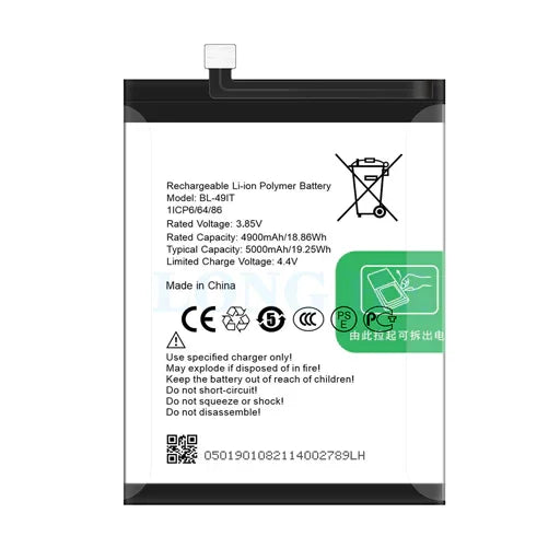 Battery for Infinix Smart HD 2021 (X612B) BL-49IT - Indclues