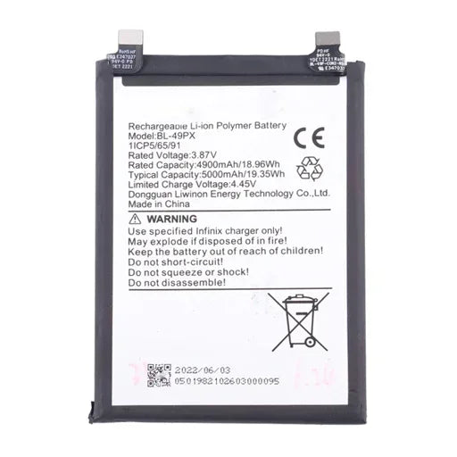 Battery for Infinix GT 10 Pro (X6739) BL-49PX - Indclues