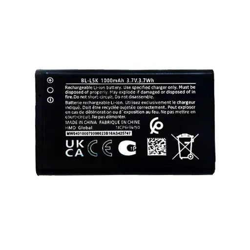 Battery for Nokia 105+ Plus (2022) TA-1428 TA-1447 TA-1456 BL-L5K - Indclues