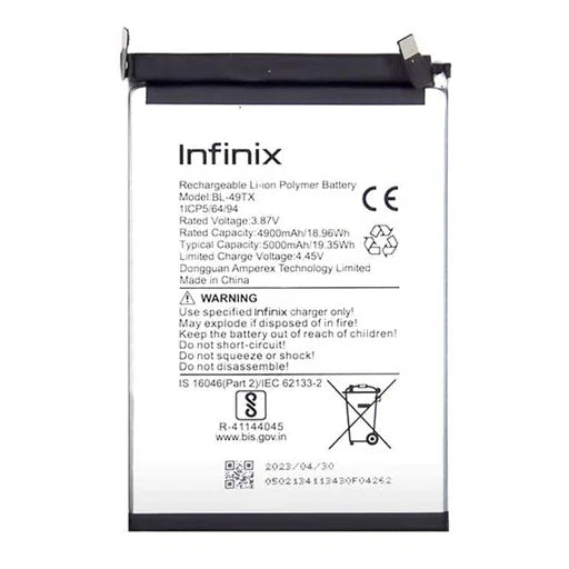 Battery for Infinix Note 30 5G (X6711) BL-49TX - Indclues
