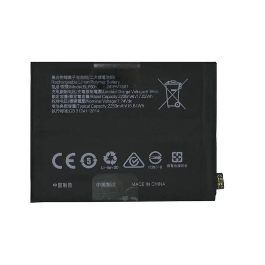 Battery for OnePlus 9R 5G BLP801 - Indclues