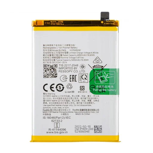 Battery for Realme 9 5G BLP909 - Indclues