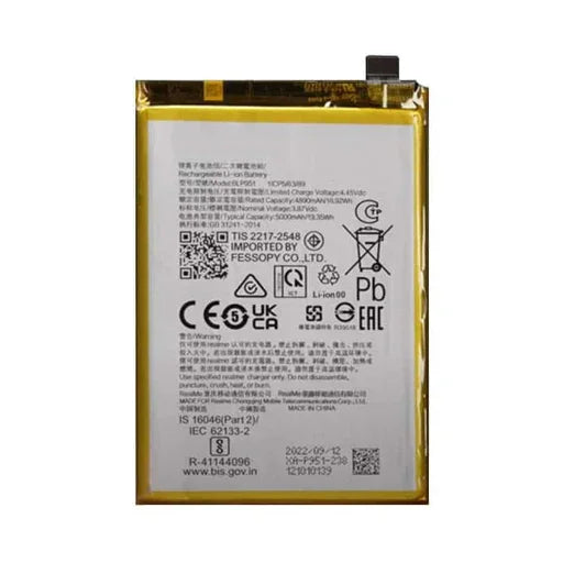 Battery for Realme 10 Pro Plus 5G (RMX3686) BLP951 - Indclues