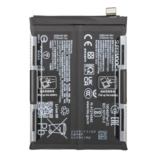 Battery for Realme GT 6T 5G (RMX3853) BLPA51