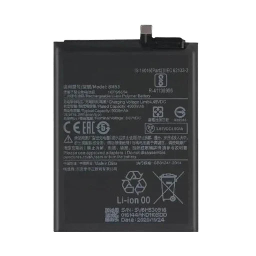 Battery for Xiaomi Mi 10T 5G BM53 - Indclues