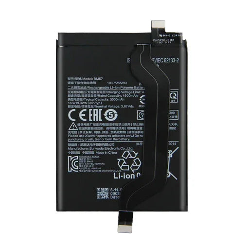 Battery for Xiaomi Redmi Note 10 Pro BM57 - Indclues