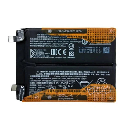 Battery for Xiaomi Mi 11T Pro 5G BM58 - Indclues