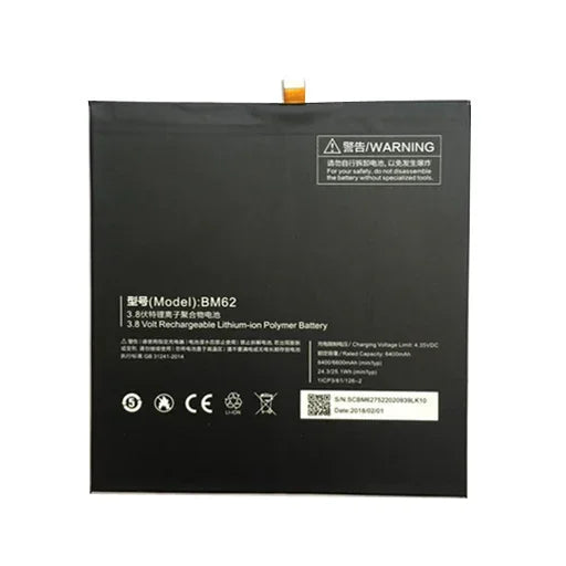 Battery for Xiaomi Mi Pad 3 BM62 - Indclues