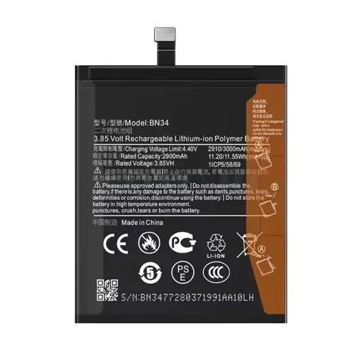 Battery for Xiaomi Redmi 5A BN34 – Indclues - Main Image