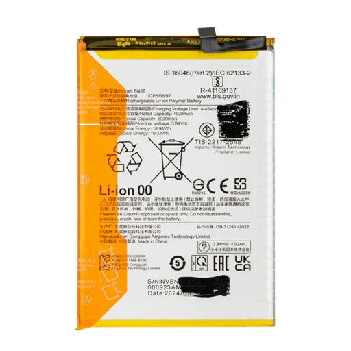Battery for Xiaomi Poco M6 4G BN5T - Indclues