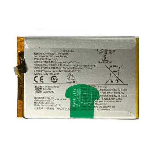 Battery for Vivo iQOO Z6x B-U2 - Indclues