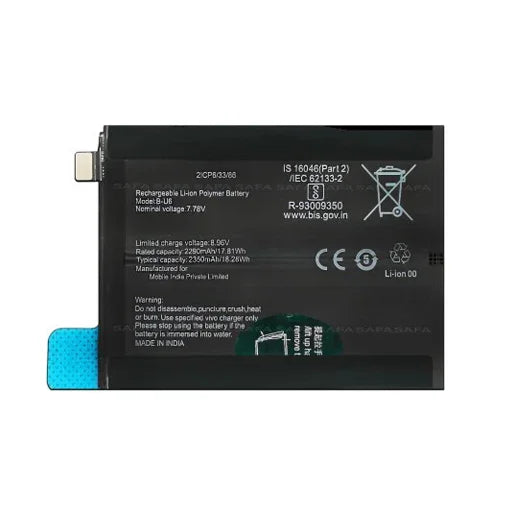 Battery for Vivo iQOO Neo 6 V2196A B-U6 - Indclues