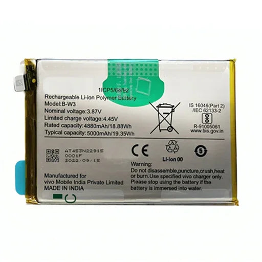 Battery for Vivo Y22s (V2206) B-W3 - Indclues