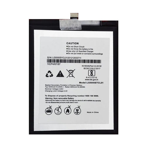 Battery for LG W41 Pro (LM-K610IM) LG5000STCL01 - Indclues
