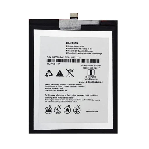 Battery for LG W41 Pro (LM-K610IM) LG5000STCL01 - Indclues