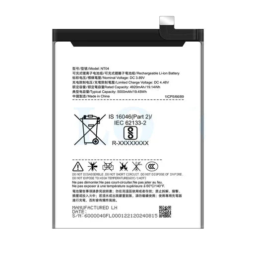 Battery for Nothing CMF Phone 2 Pro (A001) NT04 - Indclues