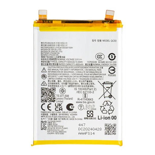 Battery For Motorola Edge 50 Fusion (XT2405-1) QC50 - Indclues