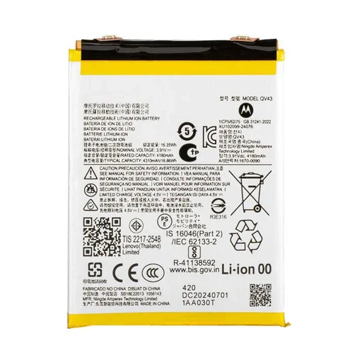 Battery for Motorola Edge 50 Neo (XT2409) QV43 - Indclues