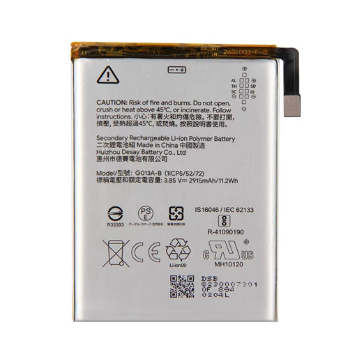 Battery for Google Pixel 3 G013A-B