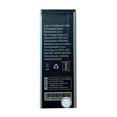 Battery for Zen Admire Curve - Indclues