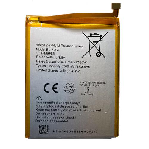 Battery for Tecno Camon i4 BL-34CT - Indclues