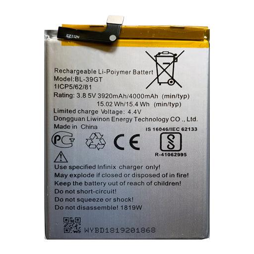 Battery for Infinix Hot S3 BL-39GT - Indclues