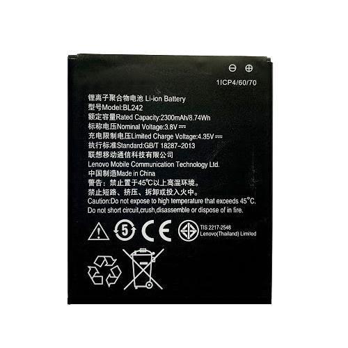 Battery for Lenovo A6600 BL242 - Indclues