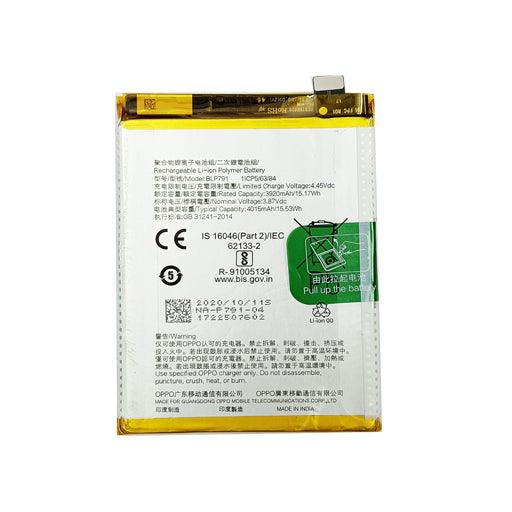 Battery for Oppo Reno4 4G BLP791 - Indclues