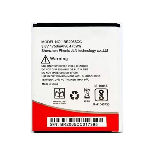 Battery for Intex Aqua Star 4G BR2065CC - Indclues