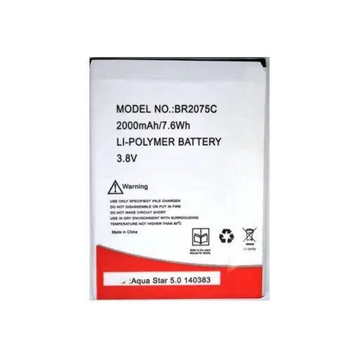 Battery for Intex Aqua Star 5.0 BR2075C - Indclues
