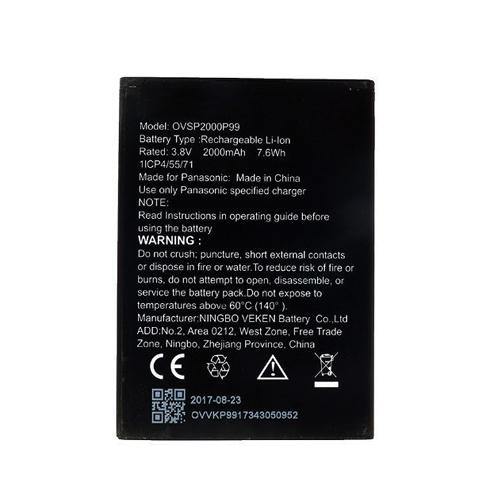 Battery for Panasonic Eluga P99 OVSP2000P99 - Indclues