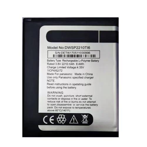 Battery for Panasonic P9 DWSP2210TI6 - Indclues