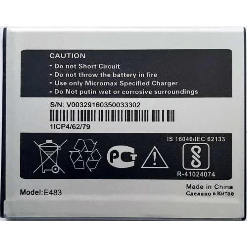 Premium Battery for Micromax Canvas Evok E483 - Indclues