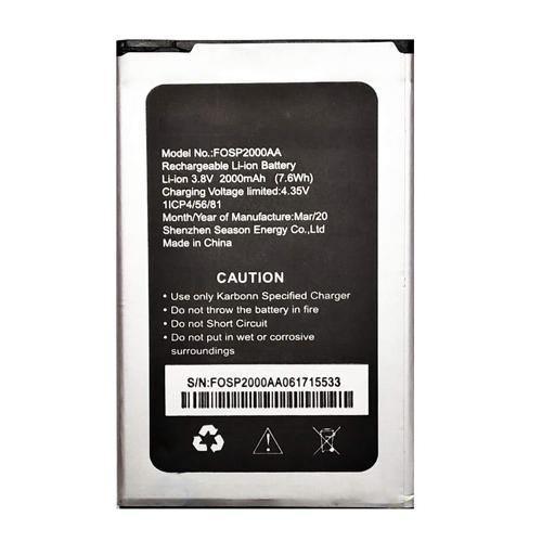 Mobile Battery Karbonn Aura Note Battery Karbonn Aura Note 4g Back
