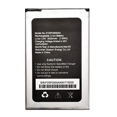 Battery for Karbonn Aura Sleek FOSP2000AA - Indclues