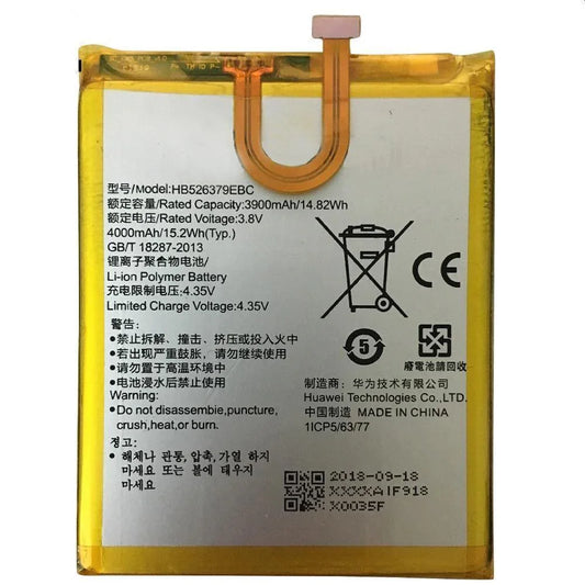 Battery for Huawei Y6 Pro HB526379EBC - Indclues