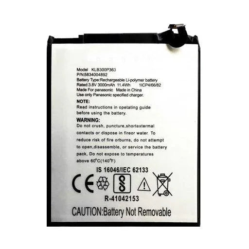 Battery for Panasonic Eluga Mark 2 KLB300P363 - Indclues