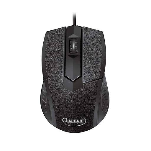 Quantum QHM224D Wired Optical USB 2.0 Mouse for Windows/Mac/Linux - Indclues