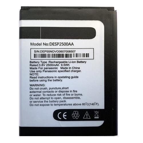 Battery for Panasonic P55 Novo DESP2500AA - Indclues