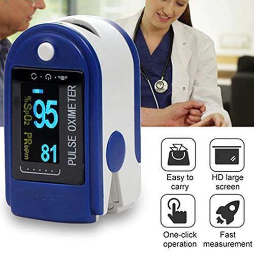 Fingertip Pulse Oximeter LK87 OLED Display - Indclues